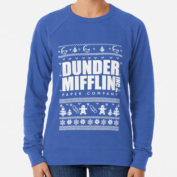 The Office Christmas Sweater | Ugly Christmas Sweater Lightweight Sweatshirt