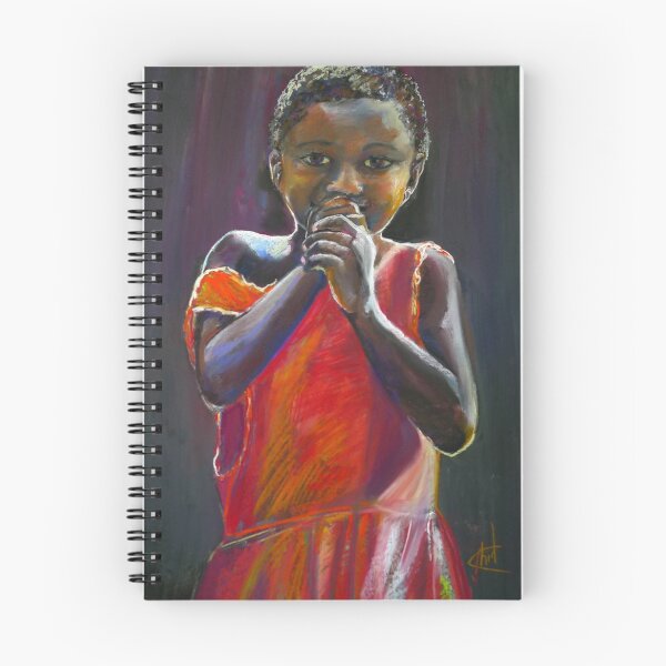 Item preview, Shy Malawian girl Pastel Portrait designed and sold by Shirlroma.