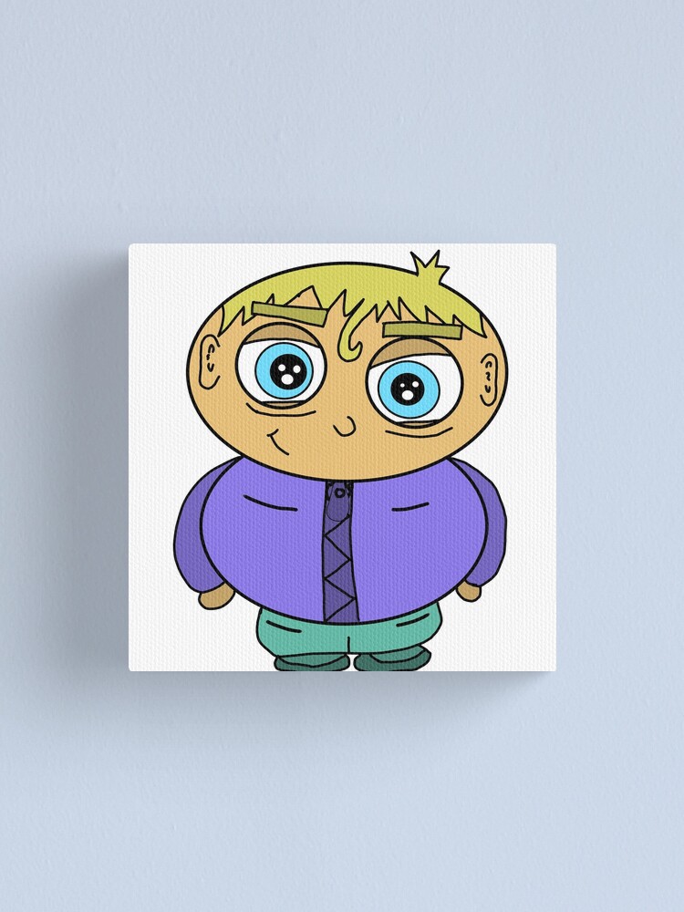 Comicfigur Comicstyle Rundkopf Bestseller Comic Locke Leinwanddruck Von Phys Redbubble