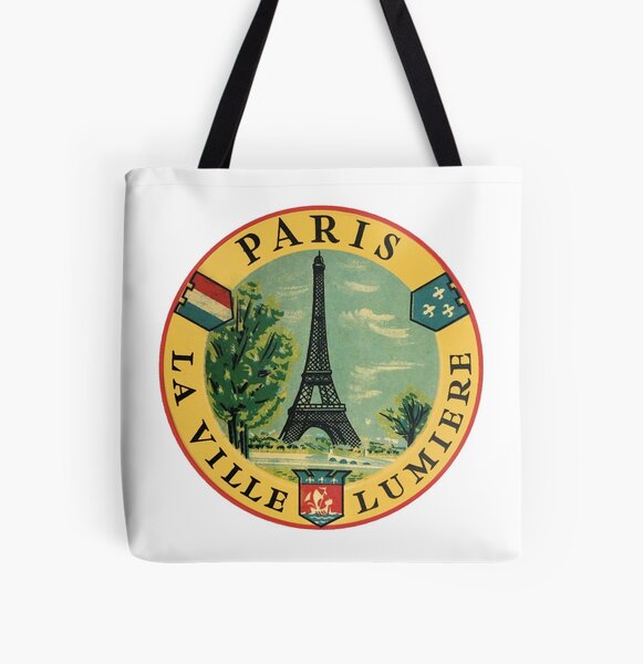 Item preview, Paris France Eiffel Tower Vintage Travel Decal designed and sold by hilda74.
