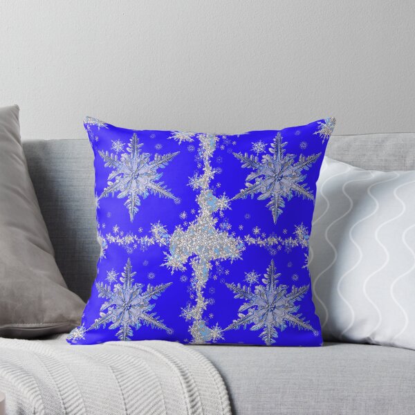 Item preview,  MULTI PANELS ROYAL BLUE WINTER SNOWFLAKES  designed and sold by sharlesart.