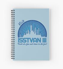Visit (dark blue) Spiral Notebook