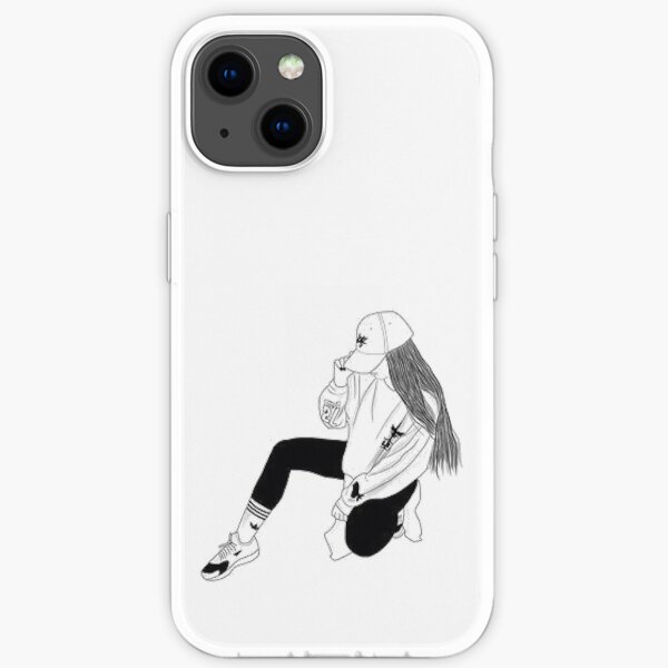 OUTLINE GIRL TRANSPARENT  iPhone Soft Case