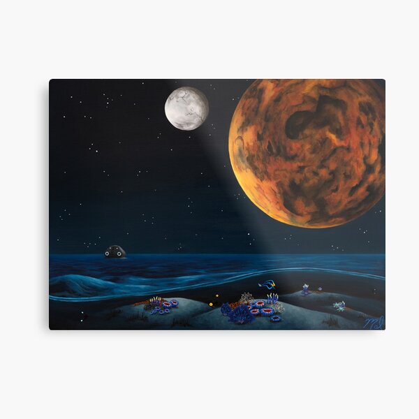 Bioluminescence Metal Print