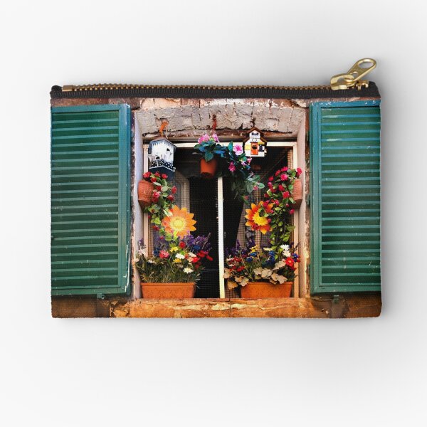 Tuscan window - Siena Zipper Pouch