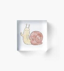 Adventure Time Snail Friend Acrylic Block