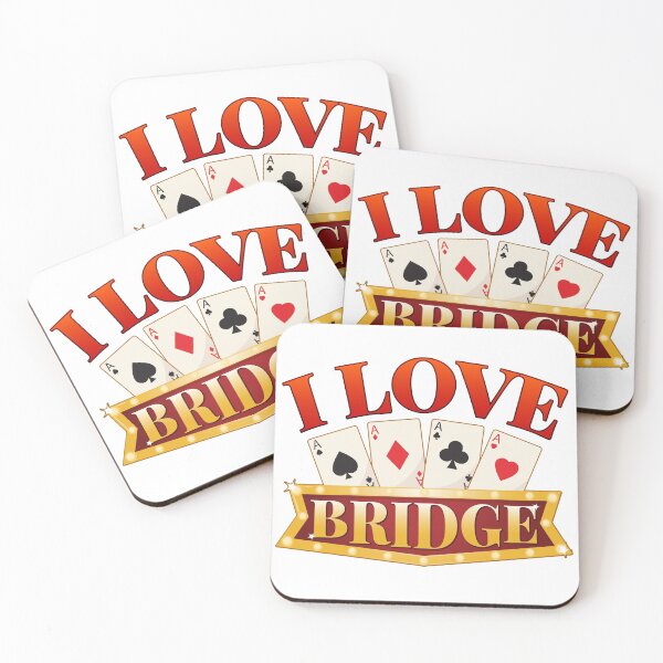Item preview, I Love Bridge Player Card Game designed and sold by jaygo.