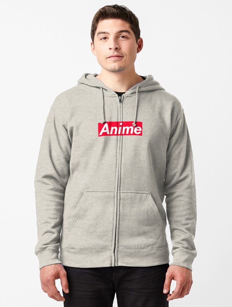 anime supreme hoodie