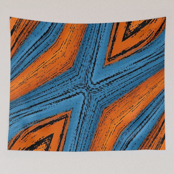 Item preview, Blue And Orange Stripes  designed and sold by Vedran99.