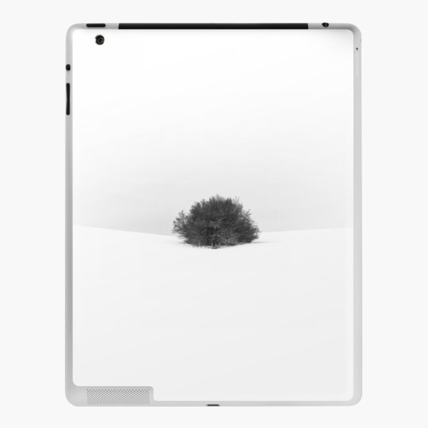 Winter minimal with a bush iPad Skin
