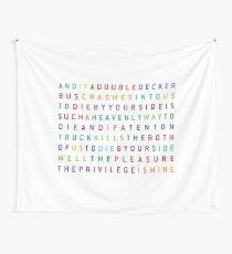 The Smiths - There is a light that never goes out Wall Tapestry
