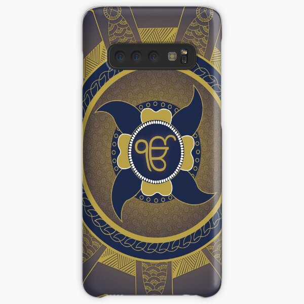 Ik Onkaar Mandala (Blue) - By SimmyGhatt Samsung Galaxy Snap Case