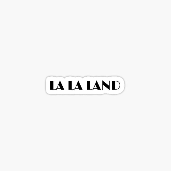 la la land Pegatina