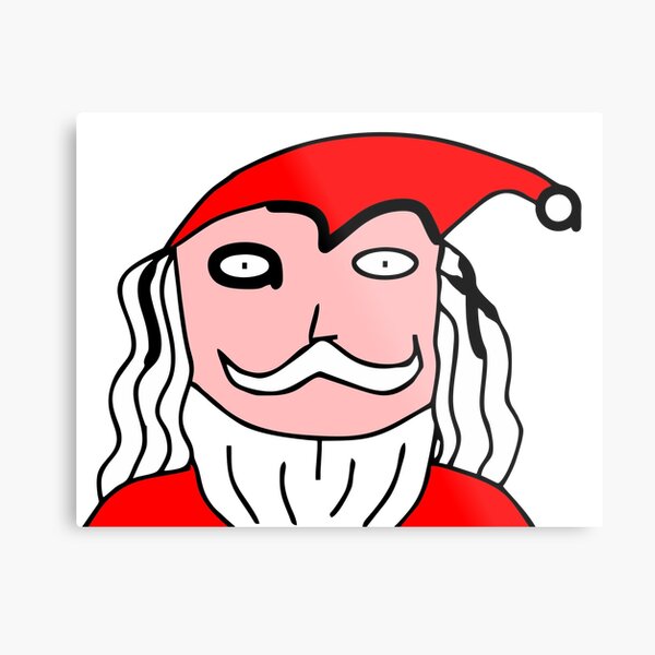 Santa 2 Metal Print