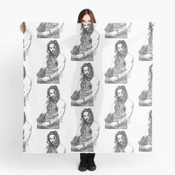 Jason ink drawing movie buff Scarf
