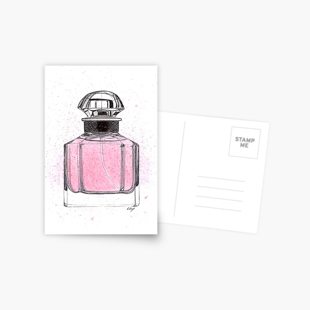 Perfume Bottle Hand Drawn Illustration Graphic by Maddy's Art & Mockups ·  Creative Fabrica