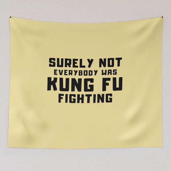 Item preview, SURELY NOT EVERYBODY WAS KUNG FU FIGHTING Classic Disco tee designed and sold by VIDDAtees.