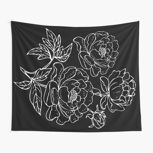 Tela decorativa «Peonias» de rontrickett | Redbubble