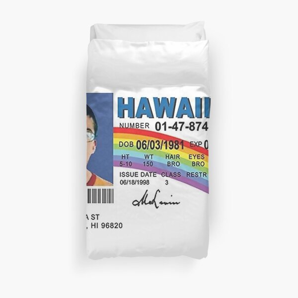 driver license 2 Duvet Cover