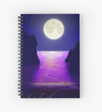 Moonlit Cove Spiral Notebook