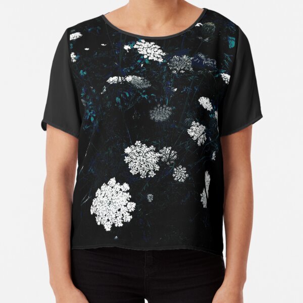 Queen Anne's Snowflakes Chiffon Top