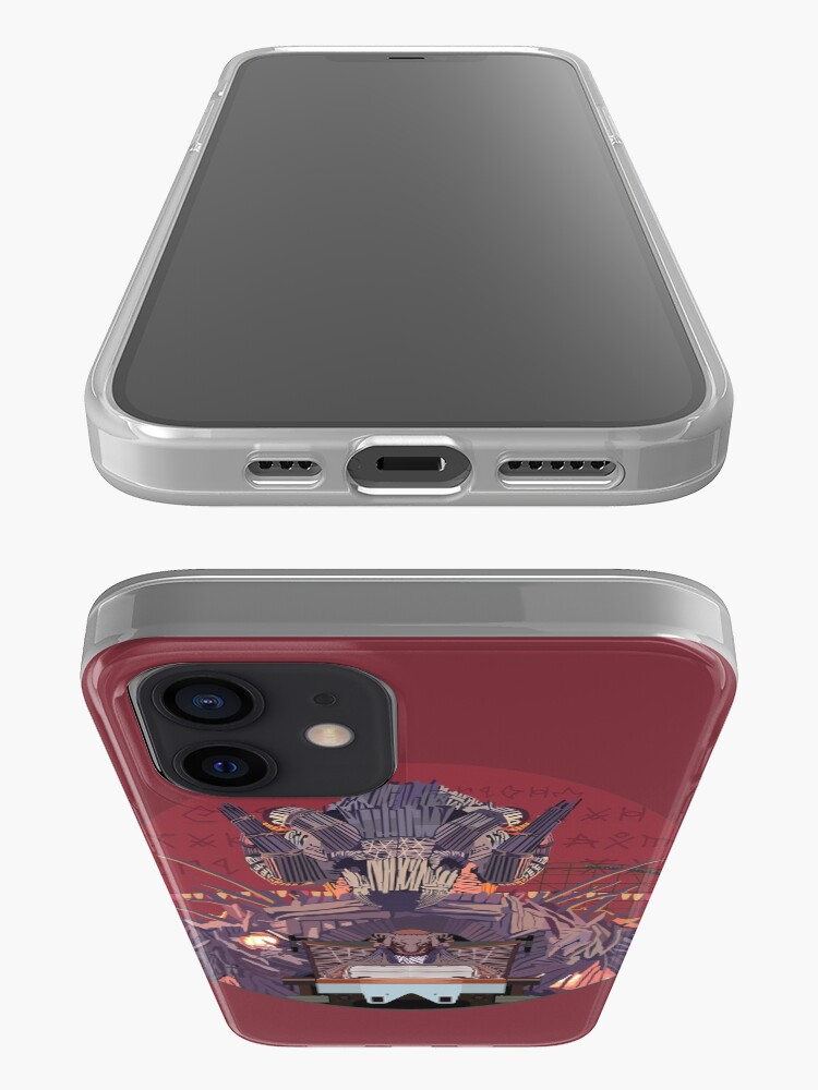 Alternate view of Wicker Man Rollercoaster Design - Alton Towers iPhone Case & Cover