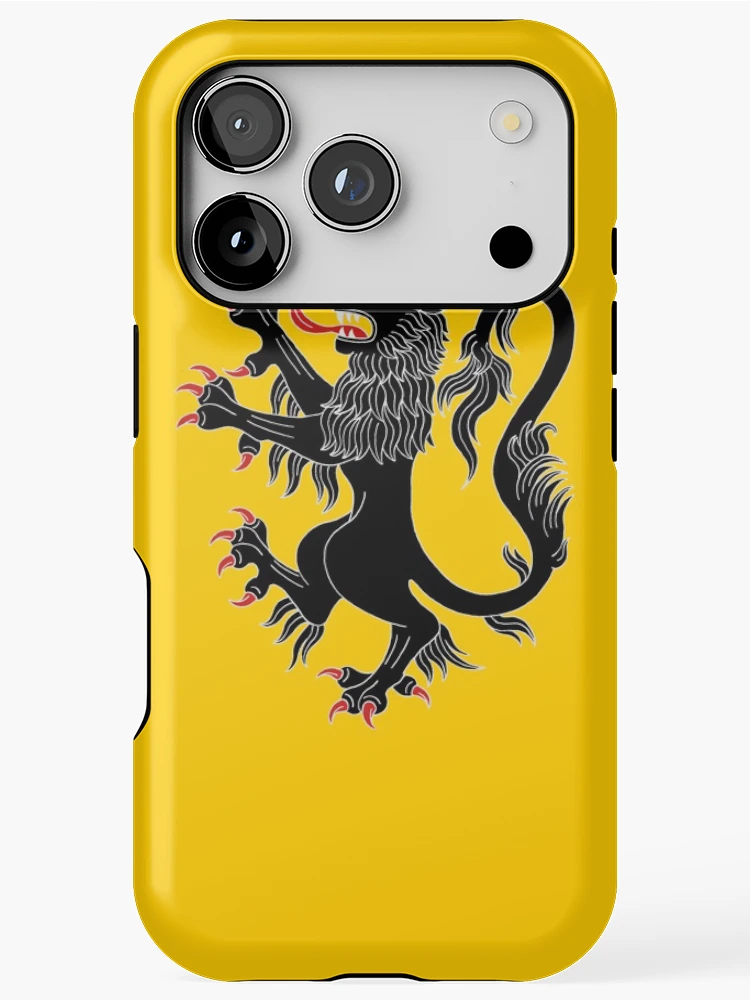 Thumbnail 1 of 4, iPhone Case, Lion Rampant Sable designed and sold by Azure Lion Productions.