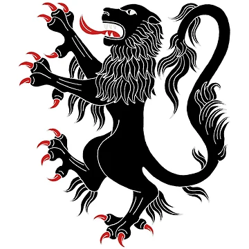 Artwork thumbnail, Lion Rampant Sable by Azure Lion Productions