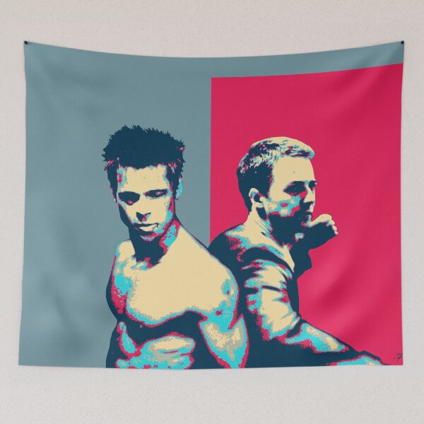 Item preview, Fight Club Revisited - Tyler Durden and The Narrator Back to Back designed and sold by Serge Averbukh Art Studio.