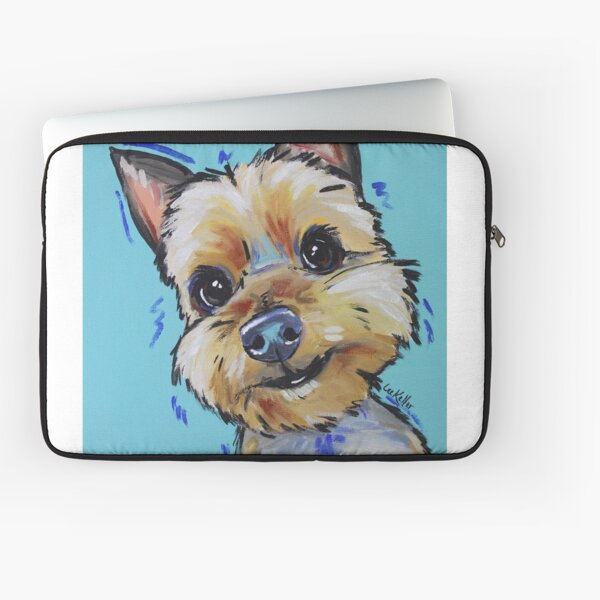 Item preview, Yorkie Painting, Cute Yorkie, Unique Dog Painting designed and sold by leekellerart.