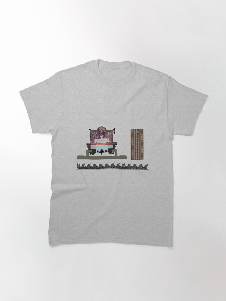 Alternate view of Wicker Man - Great Coasters International Wooden Coaster - Millenium Flyer Classic T-Shirt