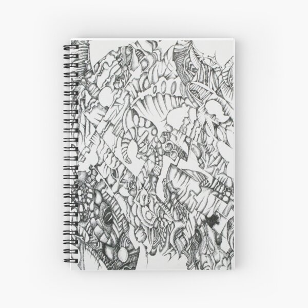 Here be Dragons Spiral Notebook