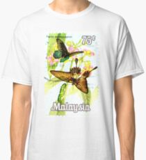 Malaysia Butterfly Print Classic T-Shirt