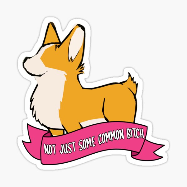 this is cheddar (not just some common bitch) Sticker