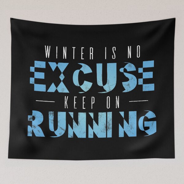 Item preview, Winter is no excuse. Keep on Running! designed and sold by RAWWR.
