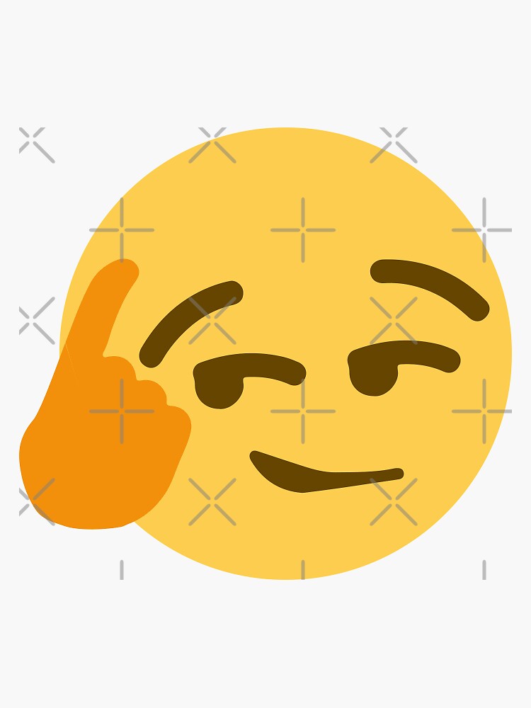 Thinking emoji meme (small) | Greeting Card