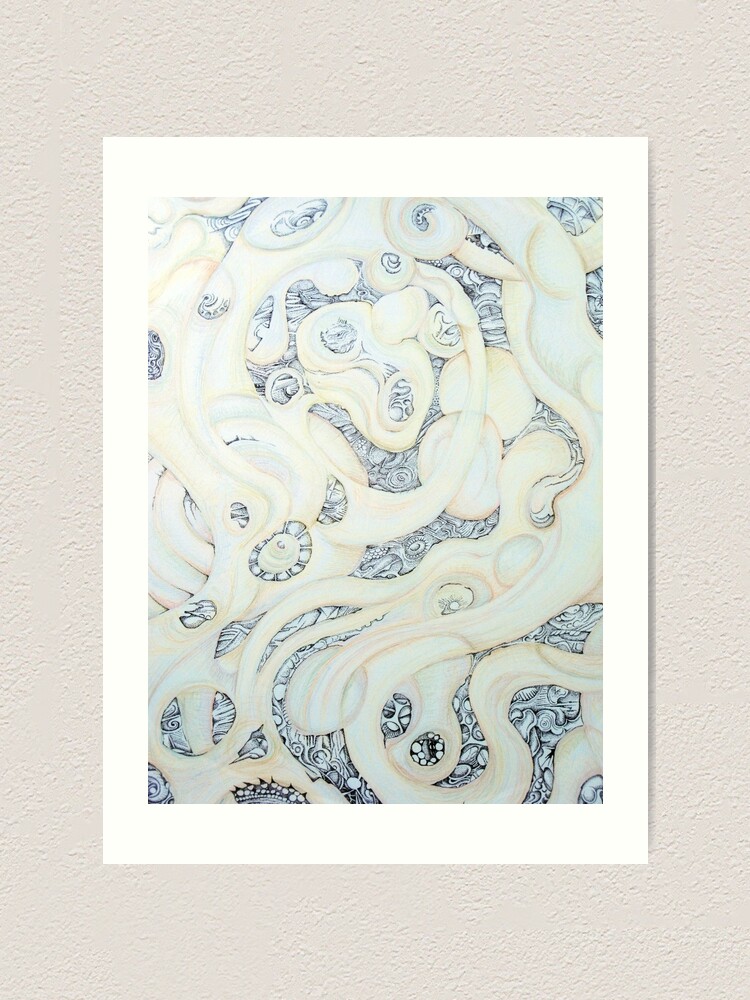 Alternate view of Thinking Art Print