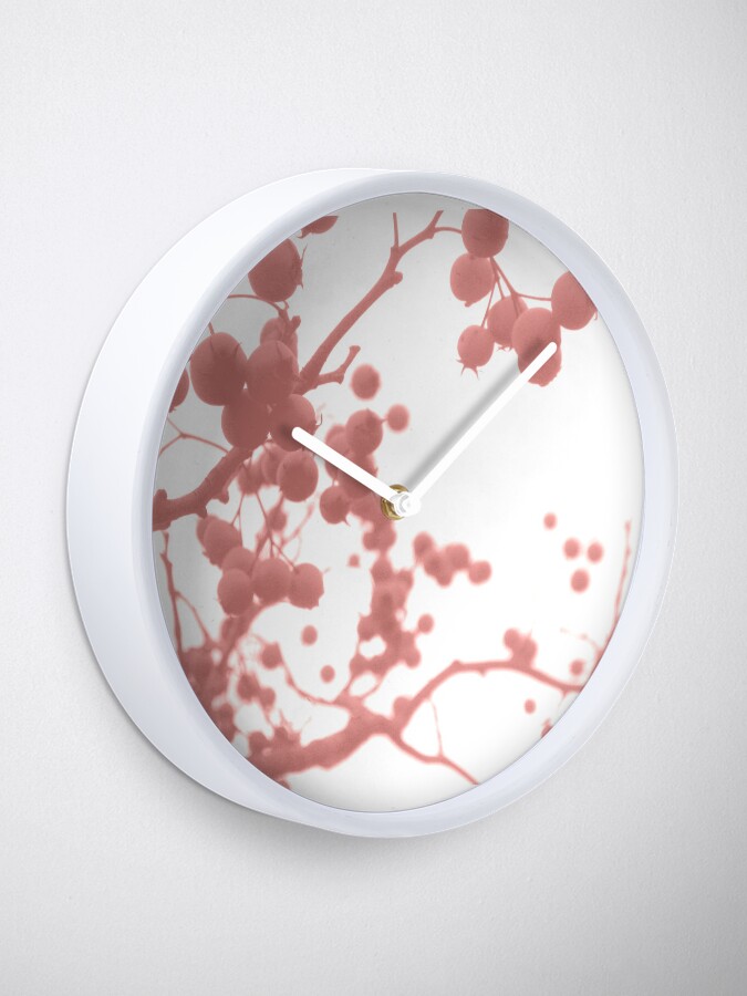 Thumbnail 1 of 4, Clock, Pink Fruit designed and sold by efgracearts.