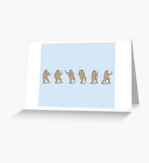 Sloth Tai Chi Greeting Card