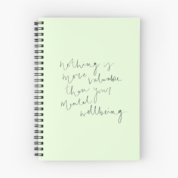 Item preview, Nothing is More Valuable than your Mental Wellbeing designed and sold by francescasophia.