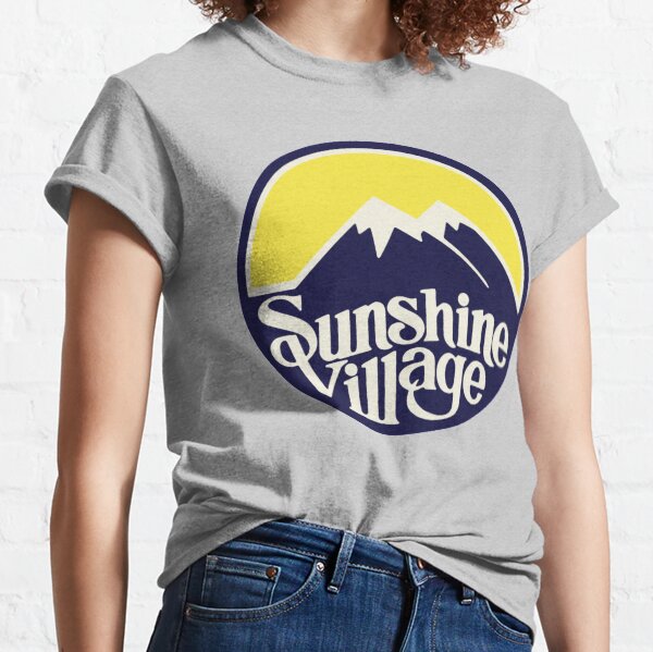 Sunshine Village Banff Vintage Ski Lake Louise Classic T-Shirt