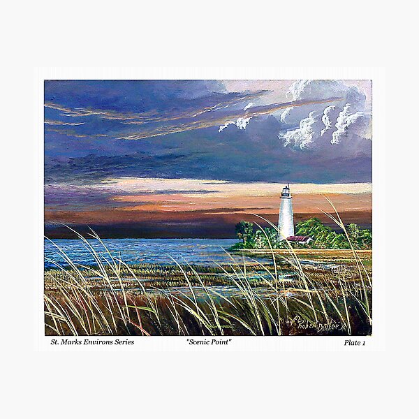 Scenic Point - St. Marks Light Photographic Print