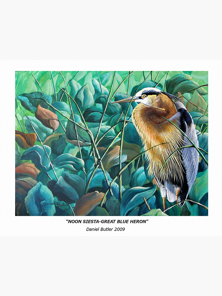 "Noon Siesta-Great Blue Heron" by cyberhighwaymen