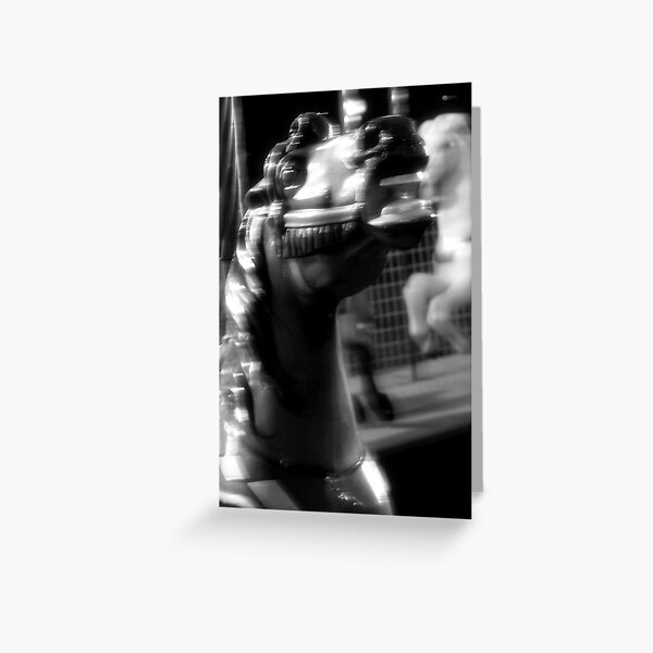 Damn those wild horses to Hell! Greeting Card
