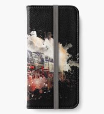 Locomotive loco train watercolor painted iPhone Wallet/Case/Skin