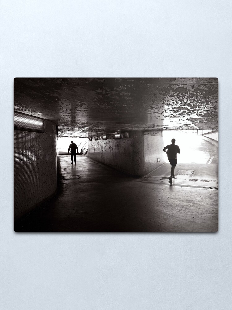 Alternate view of Passing Under Hobart City Metal Print