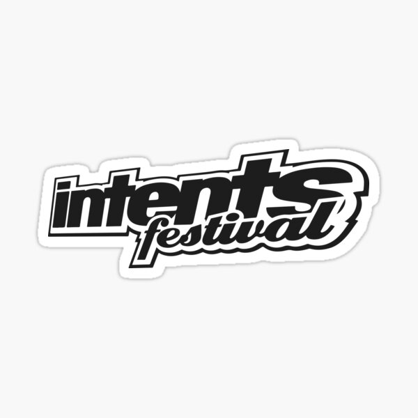 Logo du festival Intents Sticker