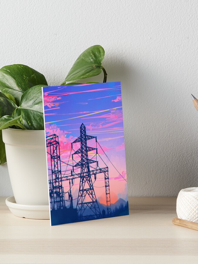 Thumbnail 1 of 2, Art Board Print, Evening Hour designed and sold by SeerStuff.
