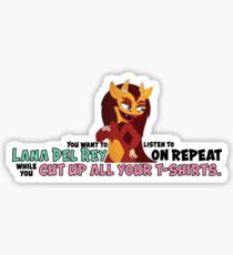big mouth hormone monstress quote Sticker