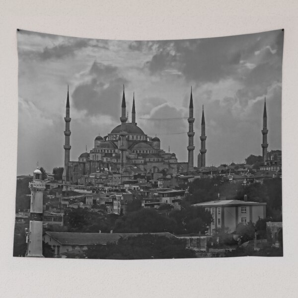 Item preview, The Blue Mosque, Istanbul - B&W designed and sold by tomg.